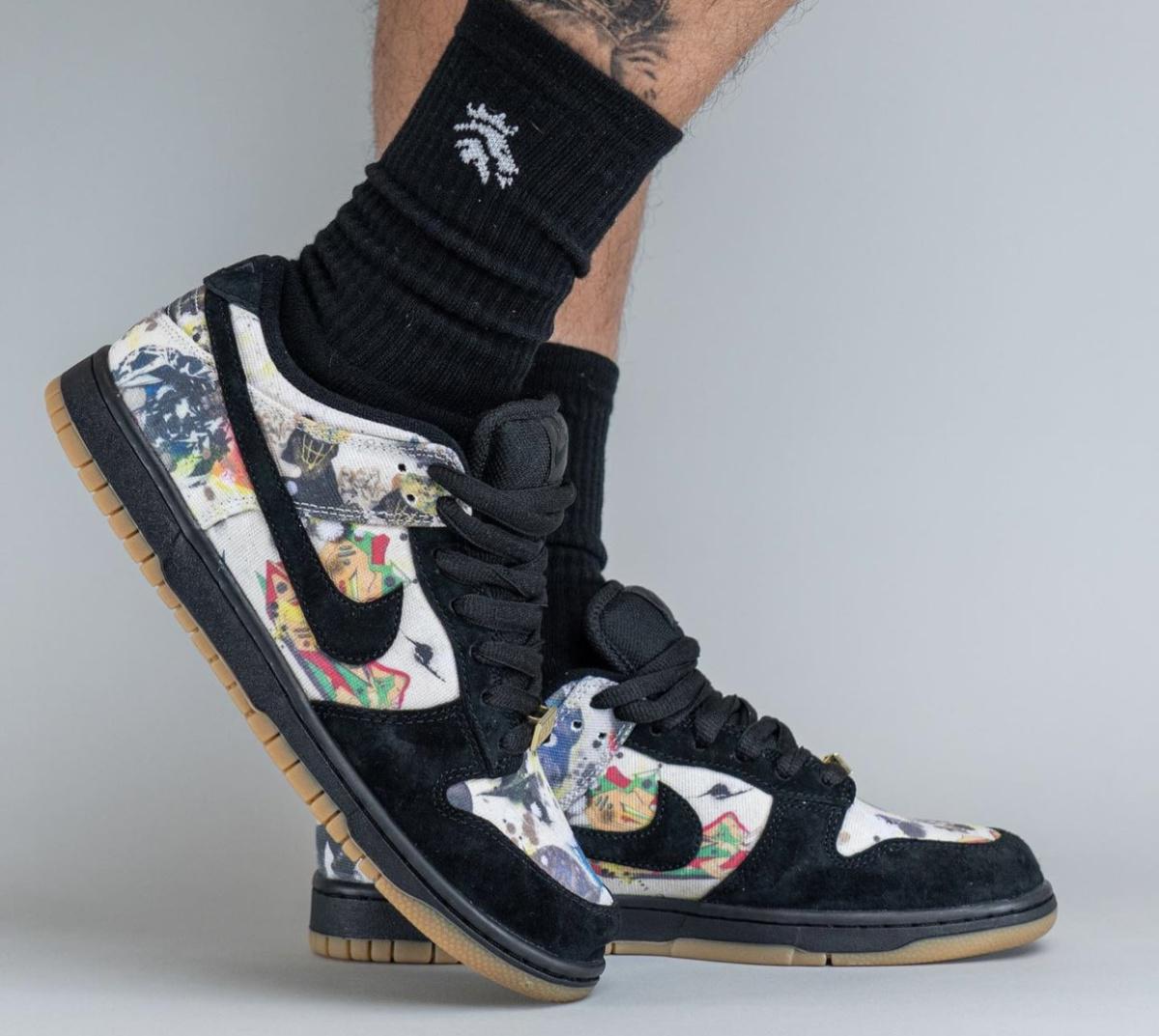 Supreme x Nike SB Dunk Low "Rammellzee" sortie le 31 août Supreme x Nike SB Dunk Low "Rammellzee" sortie le 31 août