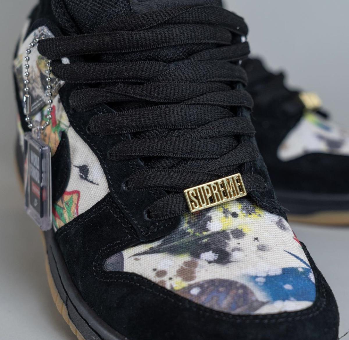 Supreme x Nike SB Dunk Low "Rammellzee" sortie le 31 août Supreme x Nike SB Dunk Low "Rammellzee" sortie le 31 août