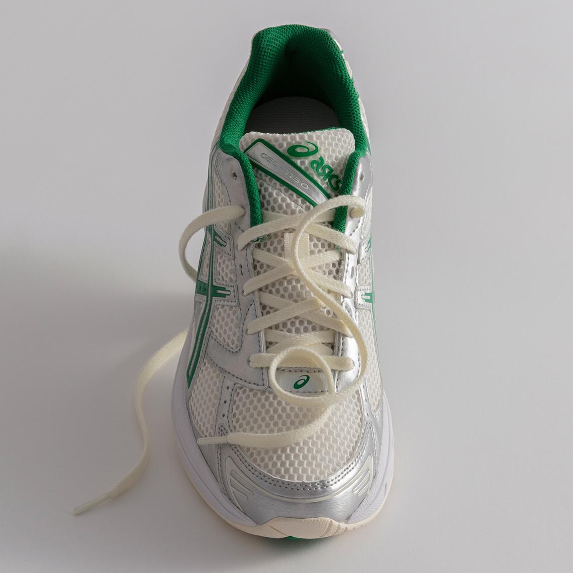 La ASICS GEL-1130 s'habille d'argent et de vert