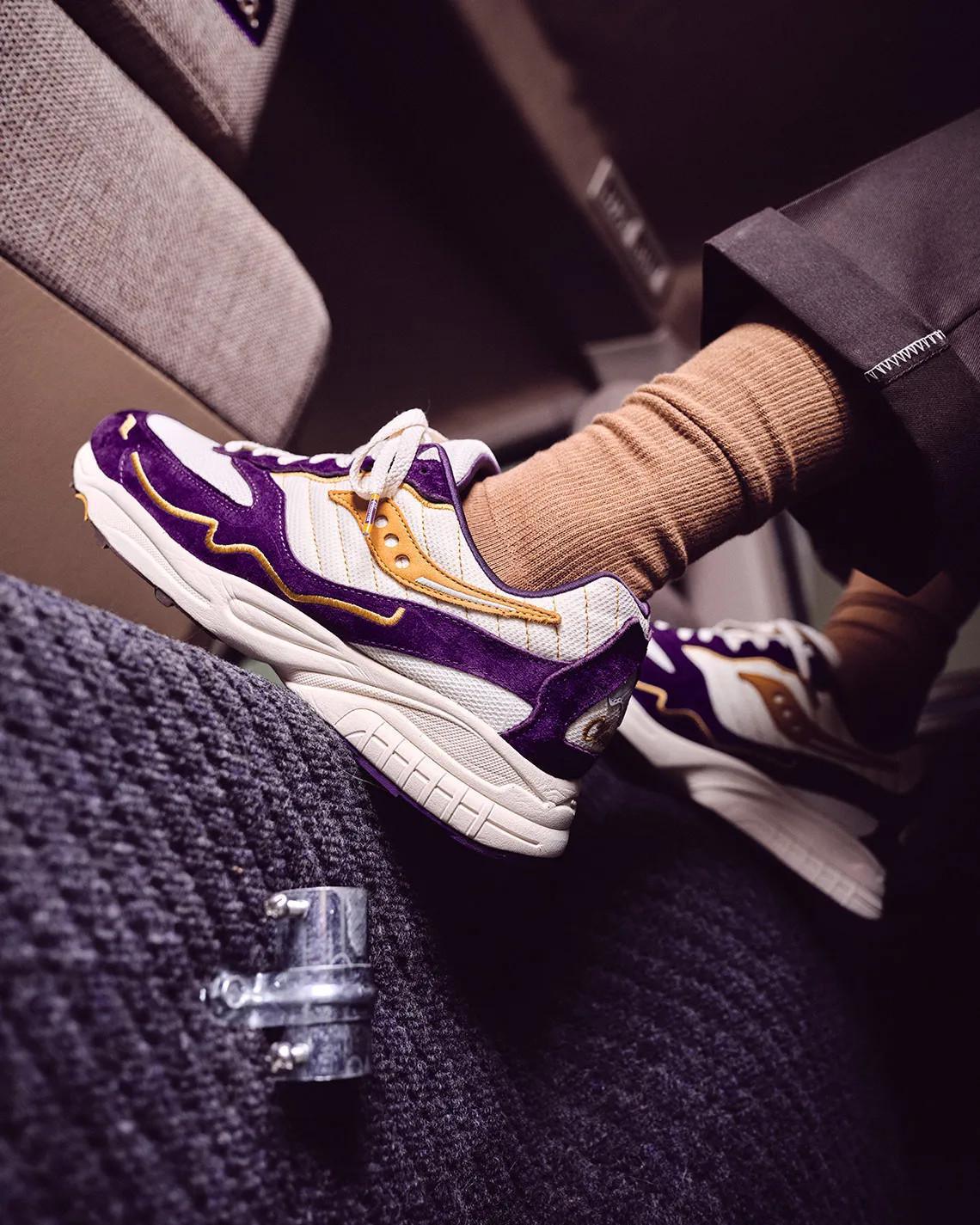 La Claima x Saucony 3D Grid Hurricane "Claim A Seat" est bien plus qu'une simple chaussure.