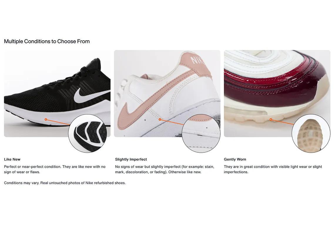 Fermeture de la boutique en ligne Nike Refurbished