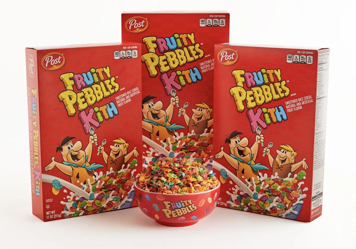 Kith célèbre la journée nationale des céréales avec une capsule limitée de Fruity Pebbles et une sortie anticipée de chaussures Kith célèbre la journée nationale des céréales avec une capsule limitée de Fruity Pebbles et une sortie anticipée de chaussures