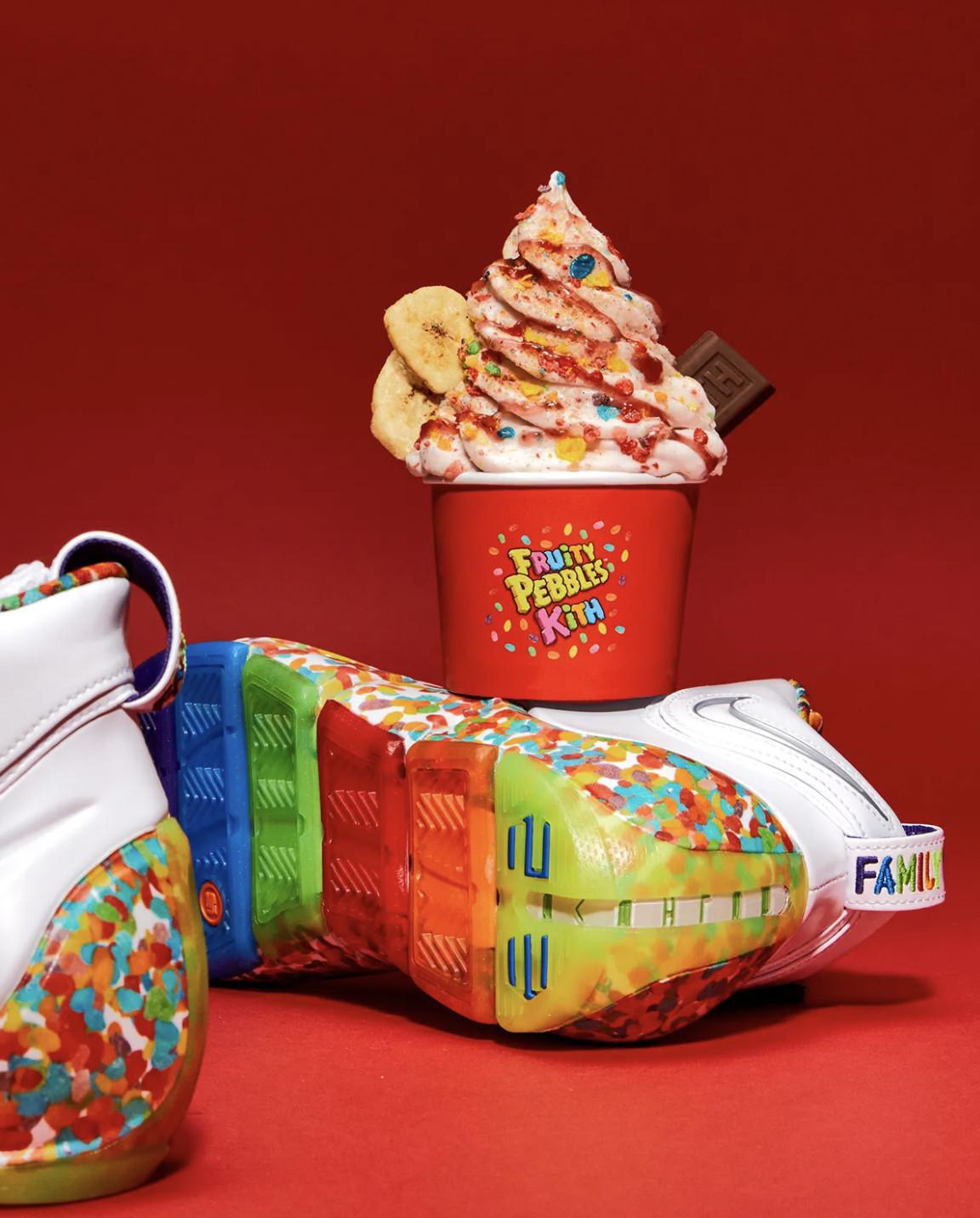 Kith célèbre la journée nationale des céréales avec une capsule limitée de Fruity Pebbles et une sortie anticipée de chaussures