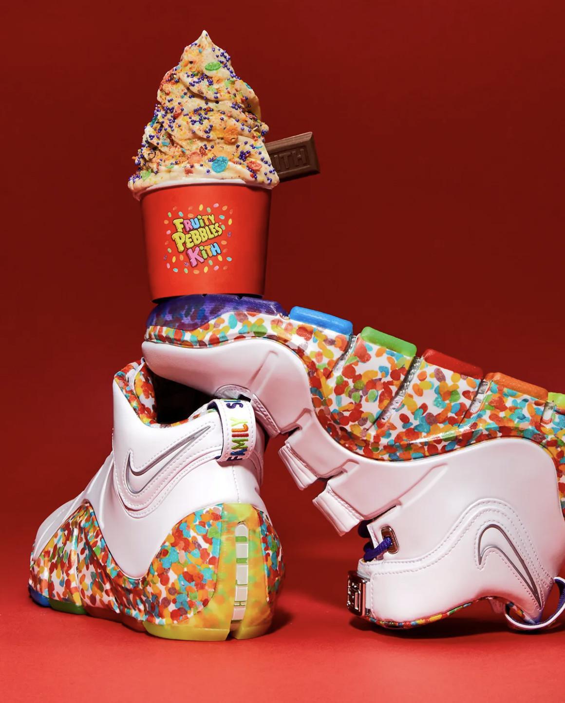 Kith célèbre la journée nationale des céréales avec une capsule limitée de Fruity Pebbles et une sortie anticipée de chaussures