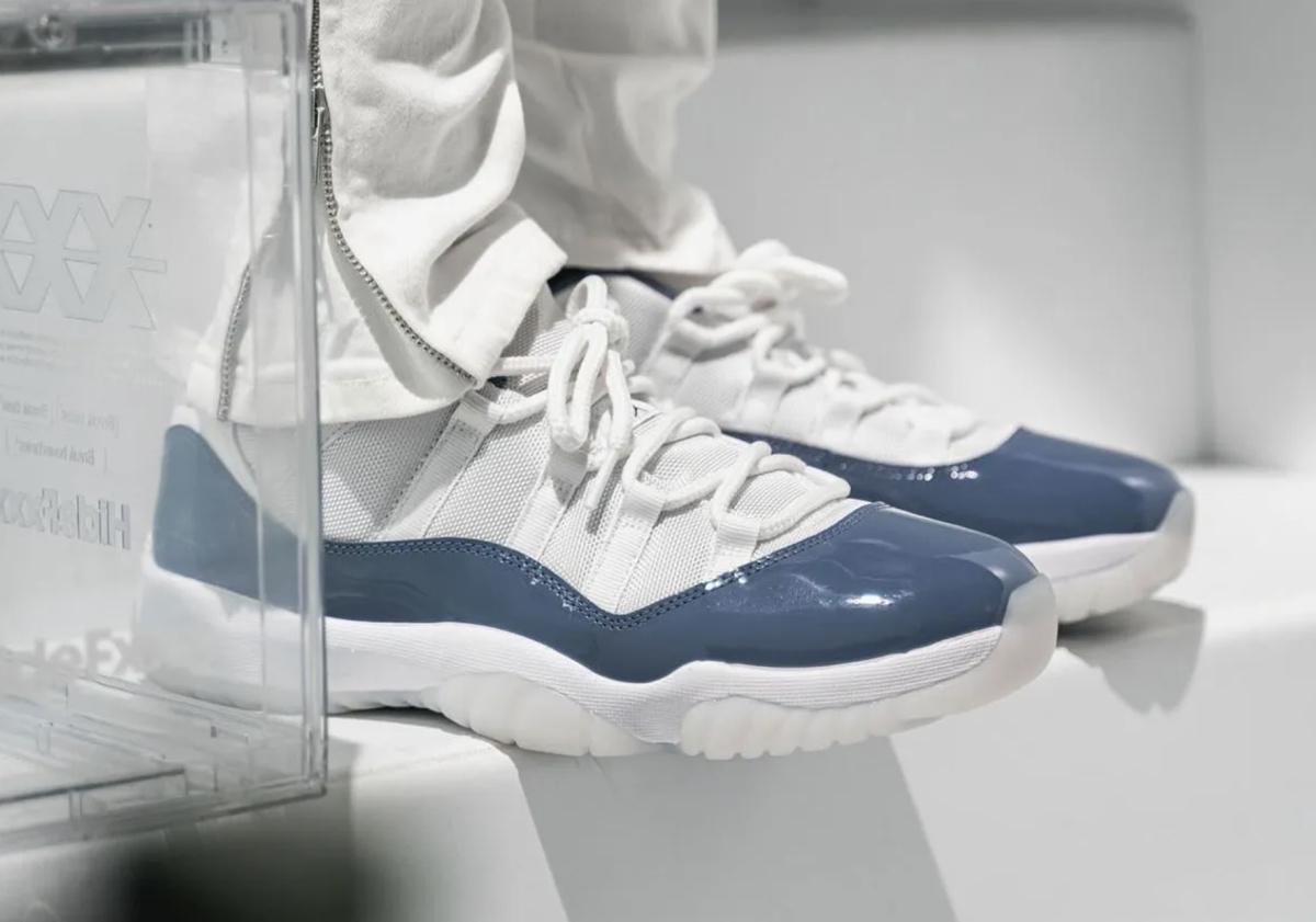 Premier regard sur l'Air Jordan 11 Low "Diffused Blue" Premier regard sur l'Air Jordan 11 Low "Diffused Blue"