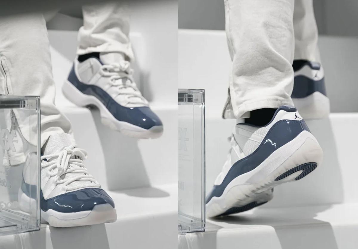 Premier regard sur l'Air Jordan 11 Low "Diffused Blue" Premier regard sur l'Air Jordan 11 Low "Diffused Blue"