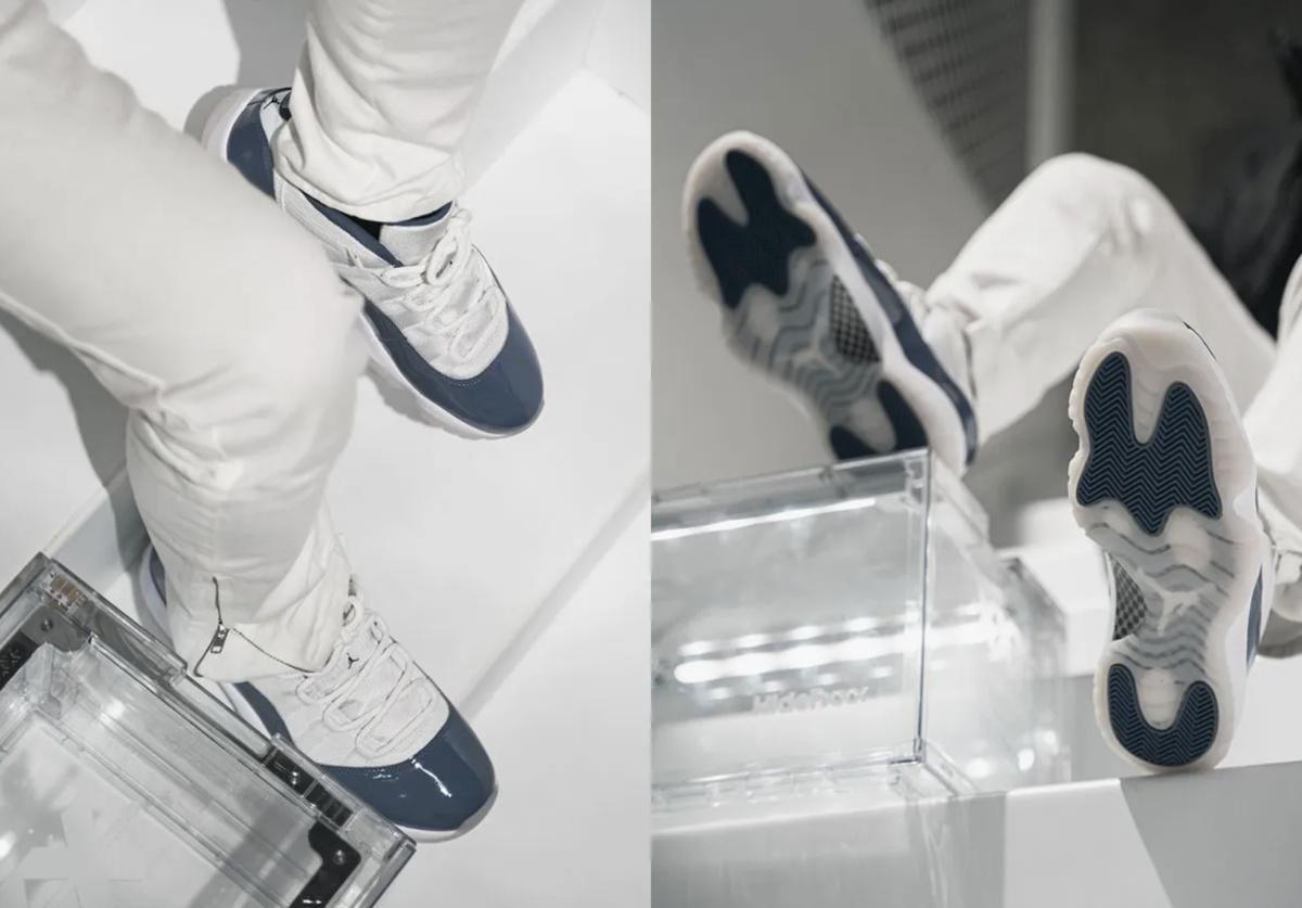 Premier regard sur l'Air Jordan 11 Low "Diffused Blue" Premier regard sur l'Air Jordan 11 Low "Diffused Blue"