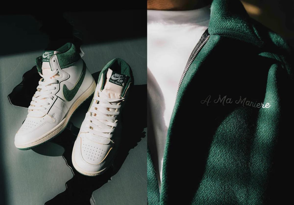 Le tirage au sort Ma Maniére x Jordan Air Ship "Vintage Green" est en cours. Le tirage au sort Ma Maniére x Jordan Air Ship "Vintage Green" est en cours.