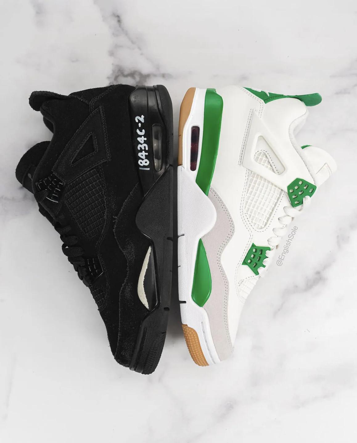 Gros plan sur le sample de la Air Jordan 4 SB Gros plan sur le sample de la Air Jordan 4 SB