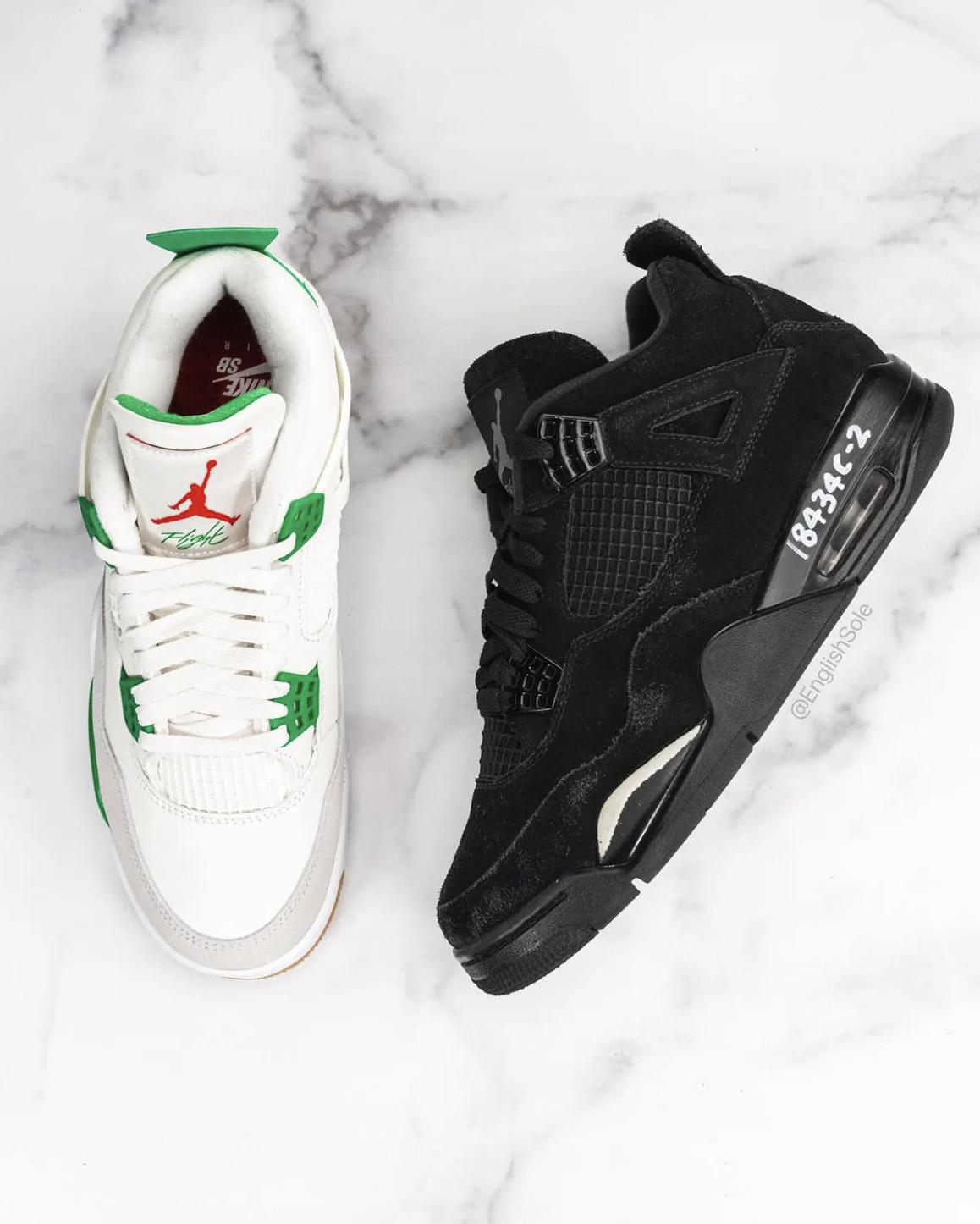 Gros plan sur le sample de la Air Jordan 4 SB Gros plan sur le sample de la Air Jordan 4 SB