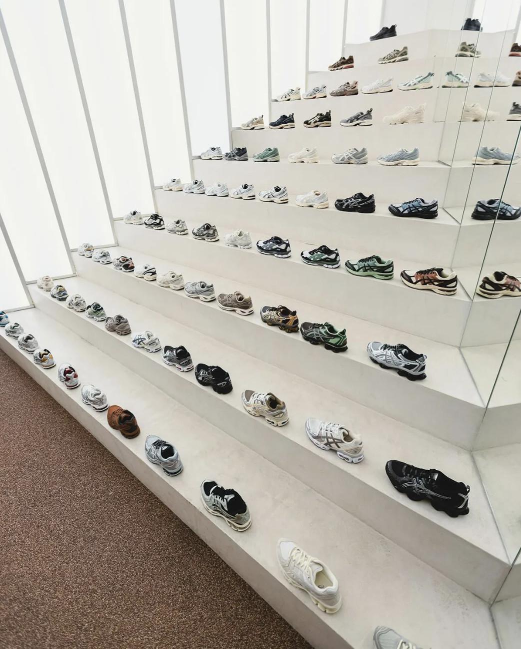 Le paradis des ASICS : Découvrez l'incroyable étalage de Shinzo Paris Le paradis des ASICS : Découvrez l'incroyable étalage de Shinzo Paris