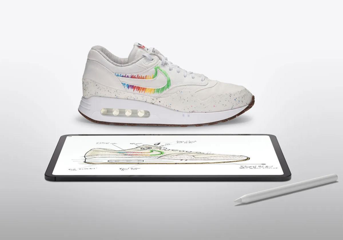 Nike a créé une Air Max 1 '86 "Made On iPad" pour le PDG d'Apple, Tim Cook. Nike a créé une Air Max 1 '86 "Made On iPad" pour le PDG d'Apple, Tim Cook.