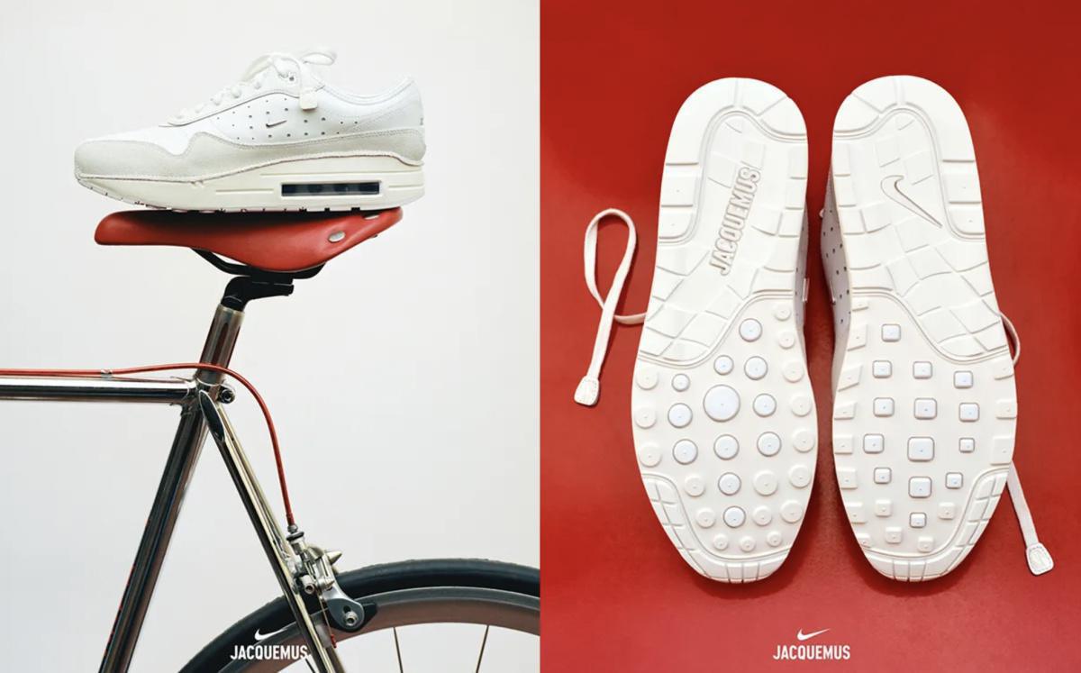 Jacquemus dévoile sa collaboration avec la Nike Air Max 1 '86 dans des couleurs inédites Jacquemus dévoile sa collaboration avec la Nike Air Max 1 '86 dans des couleurs inédites