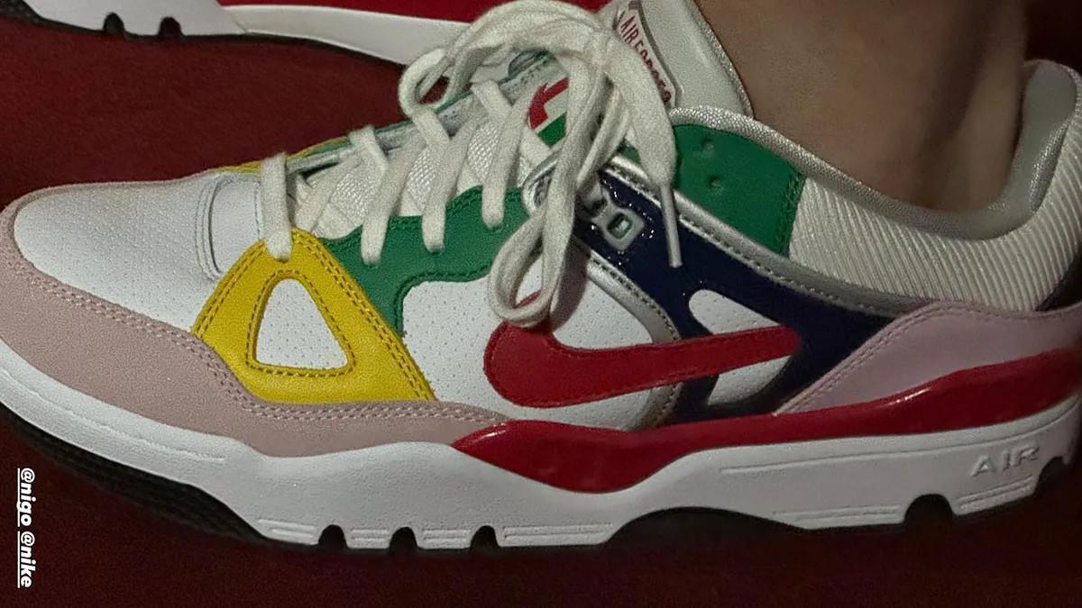 La collaboration de Nigo avec la Nike Air Force III dévoilée en couleurs "Rasta La collaboration de Nigo avec la Nike Air Force III dévoilée en couleurs "Rasta