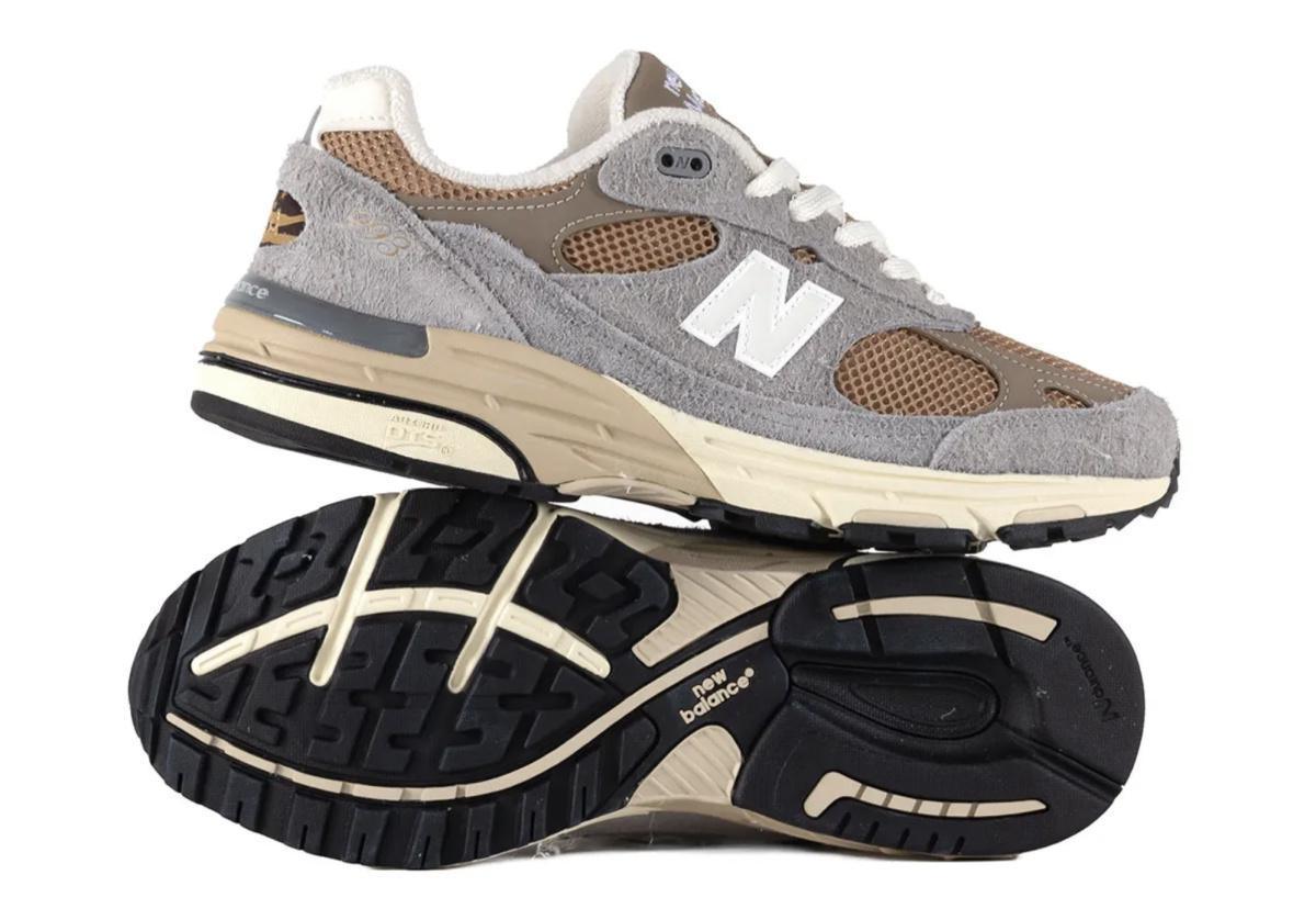 Le daim poilu enveloppe la New Balance 993 Made In USA Le daim poilu enveloppe la New Balance 993 Made In USA