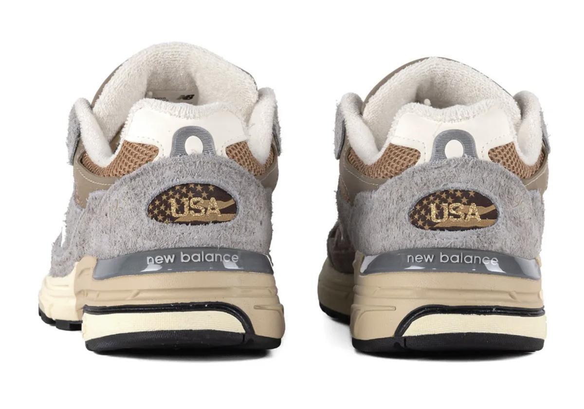 Le daim poilu enveloppe la New Balance 993 Made In USA Le daim poilu enveloppe la New Balance 993 Made In USA