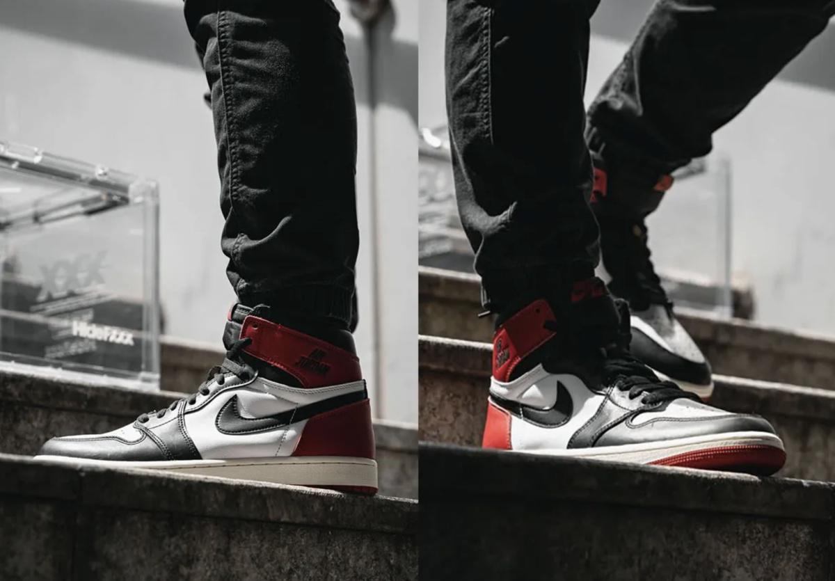 La Air Jordan 1 "Black Toe Reimagined" est livrée dans une boîte à chaussures spéciale La Air Jordan 1 "Black Toe Reimagined" est livrée dans une boîte à chaussures spéciale