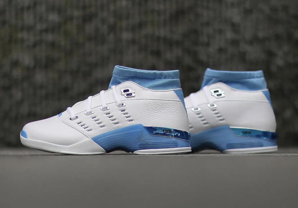 L'Air Jordan 17 Low « UNC » revient le 28 août pour 300 $. L'Air Jordan 17 Low « UNC » revient le 28 août pour 300 $.