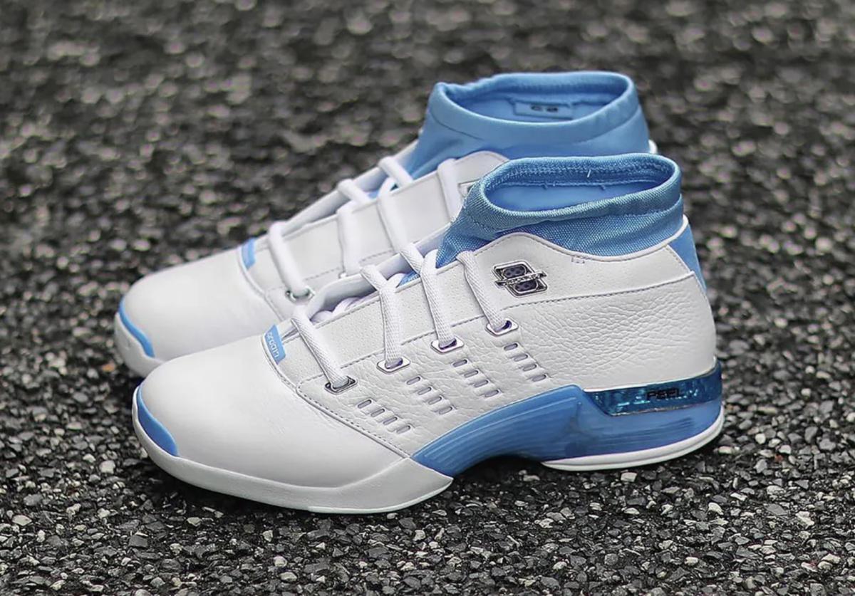 L'Air Jordan 17 Low « UNC » revient le 28 août pour 300 $. L'Air Jordan 17 Low « UNC » revient le 28 août pour 300 $.