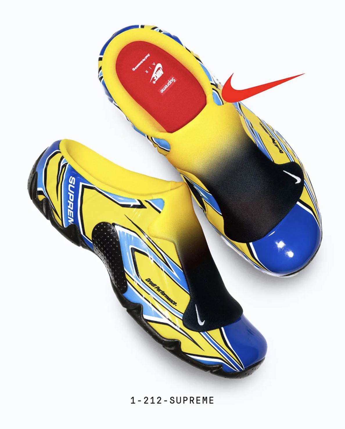 Supreme dévoile la collaboration entre Nike Clogposite et Aldo Drudi Supreme dévoile la collaboration entre Nike Clogposite et Aldo Drudi