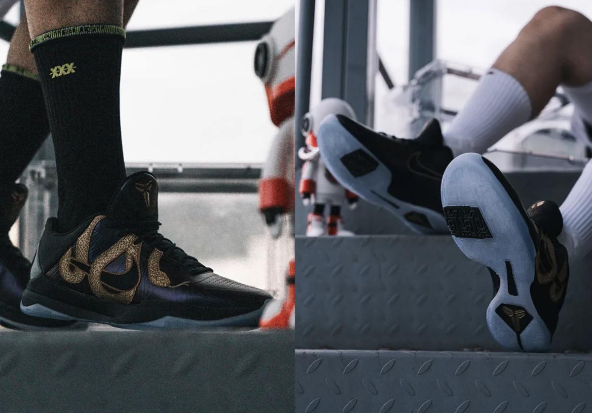 Regard détaillé sur la Nike Kobe 5 Protro « Year Of The Mamba » Regard détaillé sur la Nike Kobe 5 Protro « Year Of The Mamba »