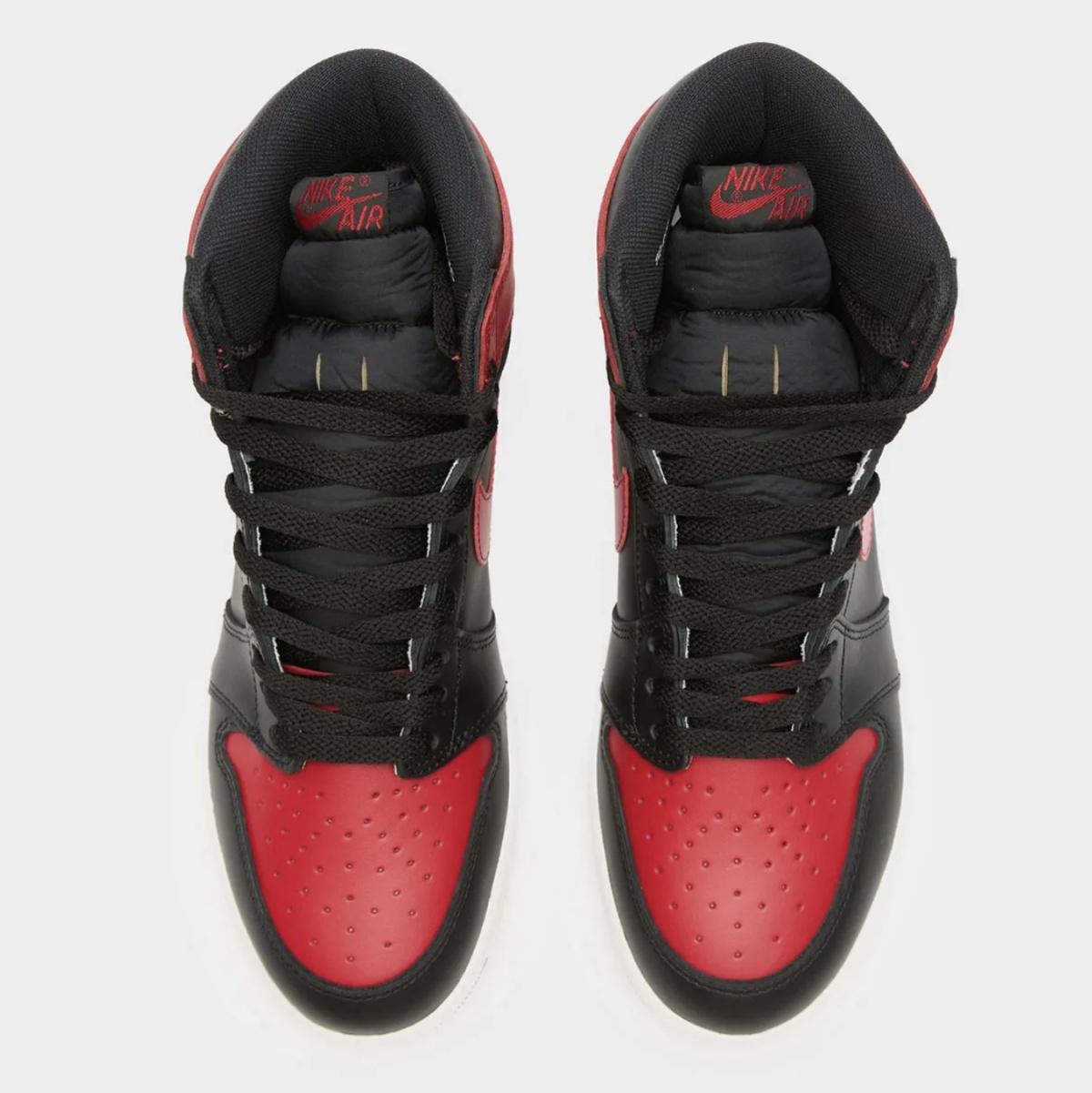 Images officielles du détaillant de l'Air Jordan 1 Hi '85 « Bred » Images officielles du détaillant de l'Air Jordan 1 Hi '85 « Bred »