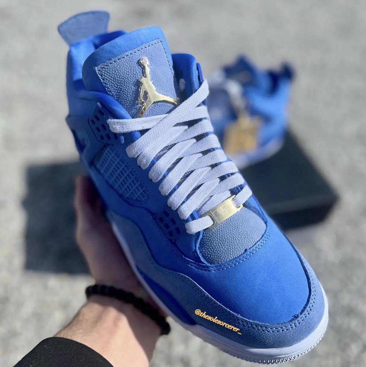 Un regard plus attentif sur l'Air Jordan 4 « Florida Gators » PE Un regard plus attentif sur l'Air Jordan 4 « Florida Gators » PE