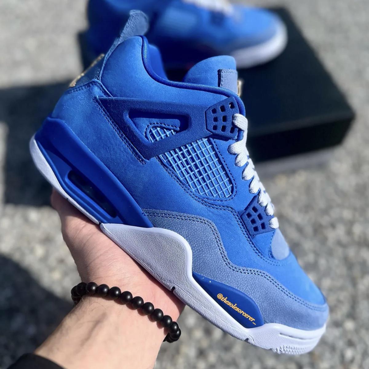 Un regard plus attentif sur l'Air Jordan 4 « Florida Gators » PE Un regard plus attentif sur l'Air Jordan 4 « Florida Gators » PE