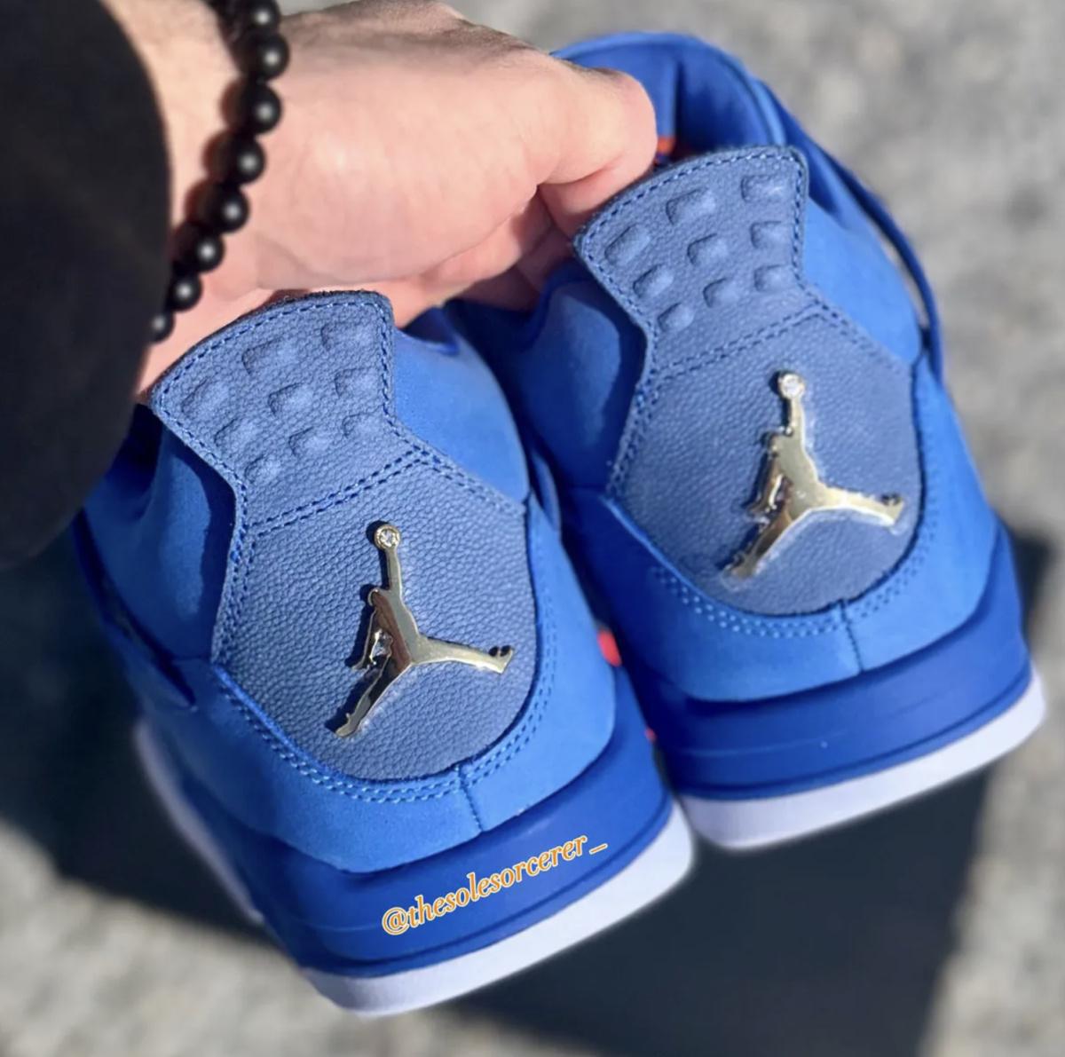 Un regard plus attentif sur l'Air Jordan 4 « Florida Gators » PE Un regard plus attentif sur l'Air Jordan 4 « Florida Gators » PE
