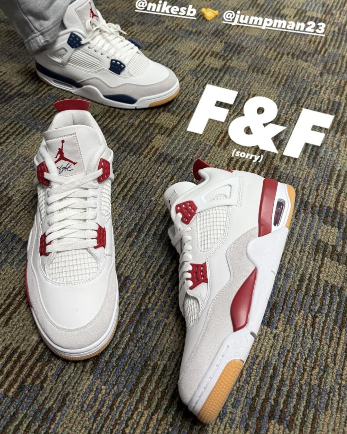 Eric Koston partage un premier regard sur la Nike SB Air Jordan 4 en rouge Eric Koston partage un premier regard sur la Nike SB Air Jordan 4 en rouge