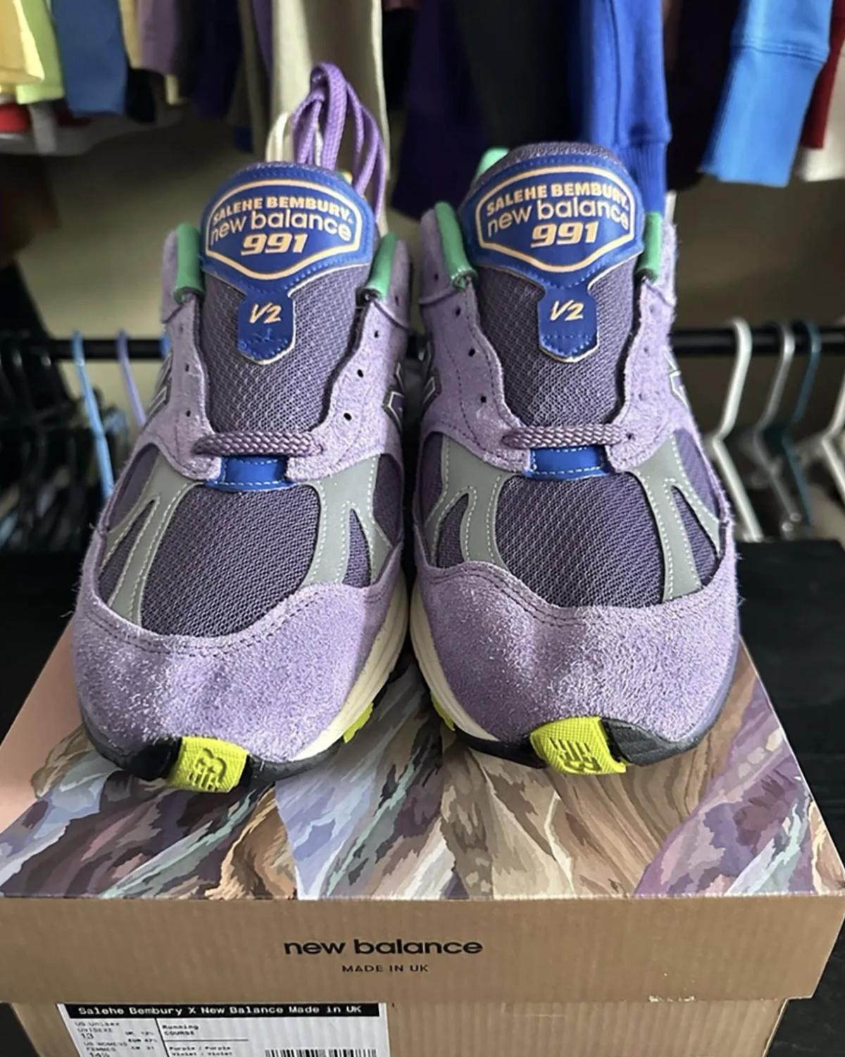 Nouvelles images de la Salehe Bembury x New Balance 991v2 « Colors Be The Palette ». Nouvelles images de la Salehe Bembury x New Balance 991v2 « Colors Be The Palette ».