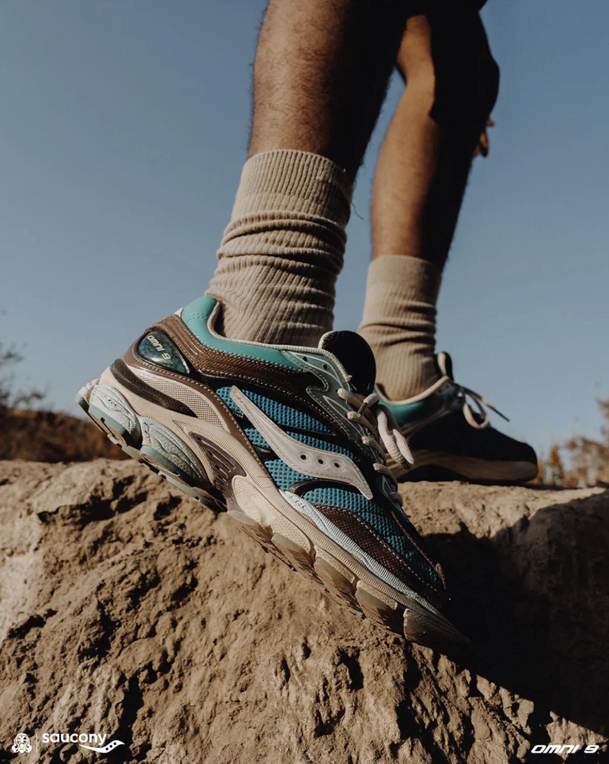 Footpatrol apporte l'énergie du plein air à sa Saucony Progrid Omni 9 Footpatrol apporte l'énergie du plein air à sa Saucony Progrid Omni 9