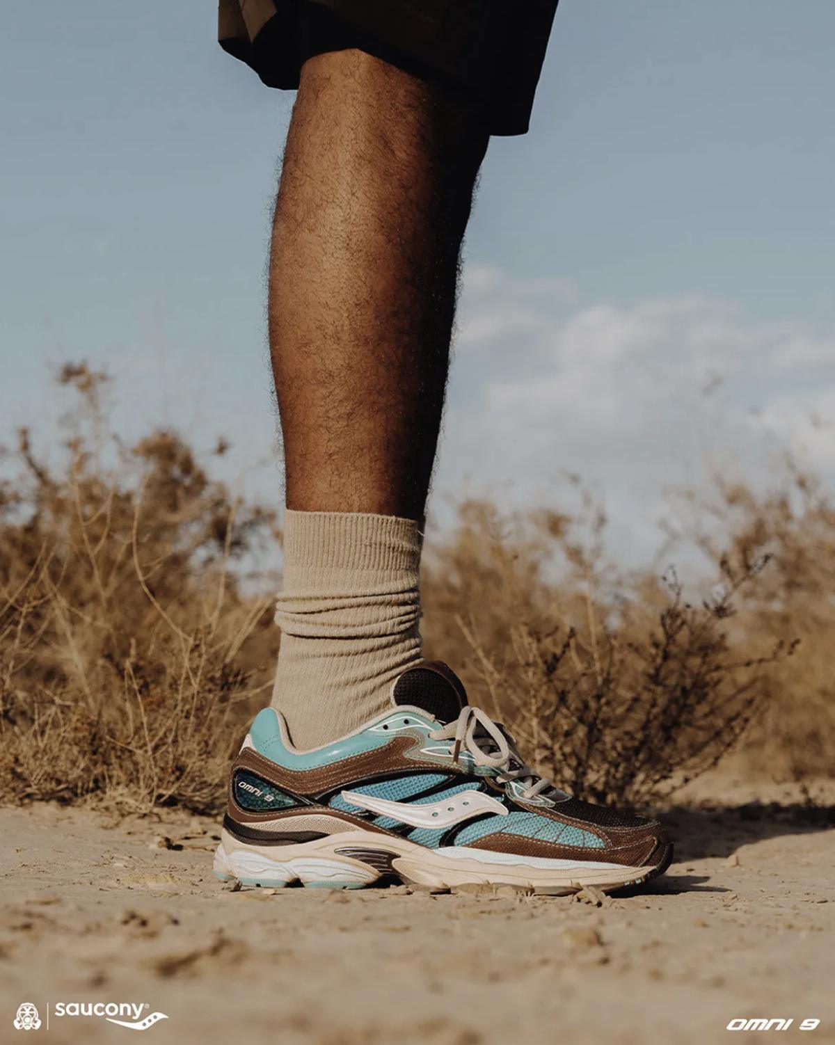 Footpatrol apporte l'énergie du plein air à sa Saucony Progrid Omni 9