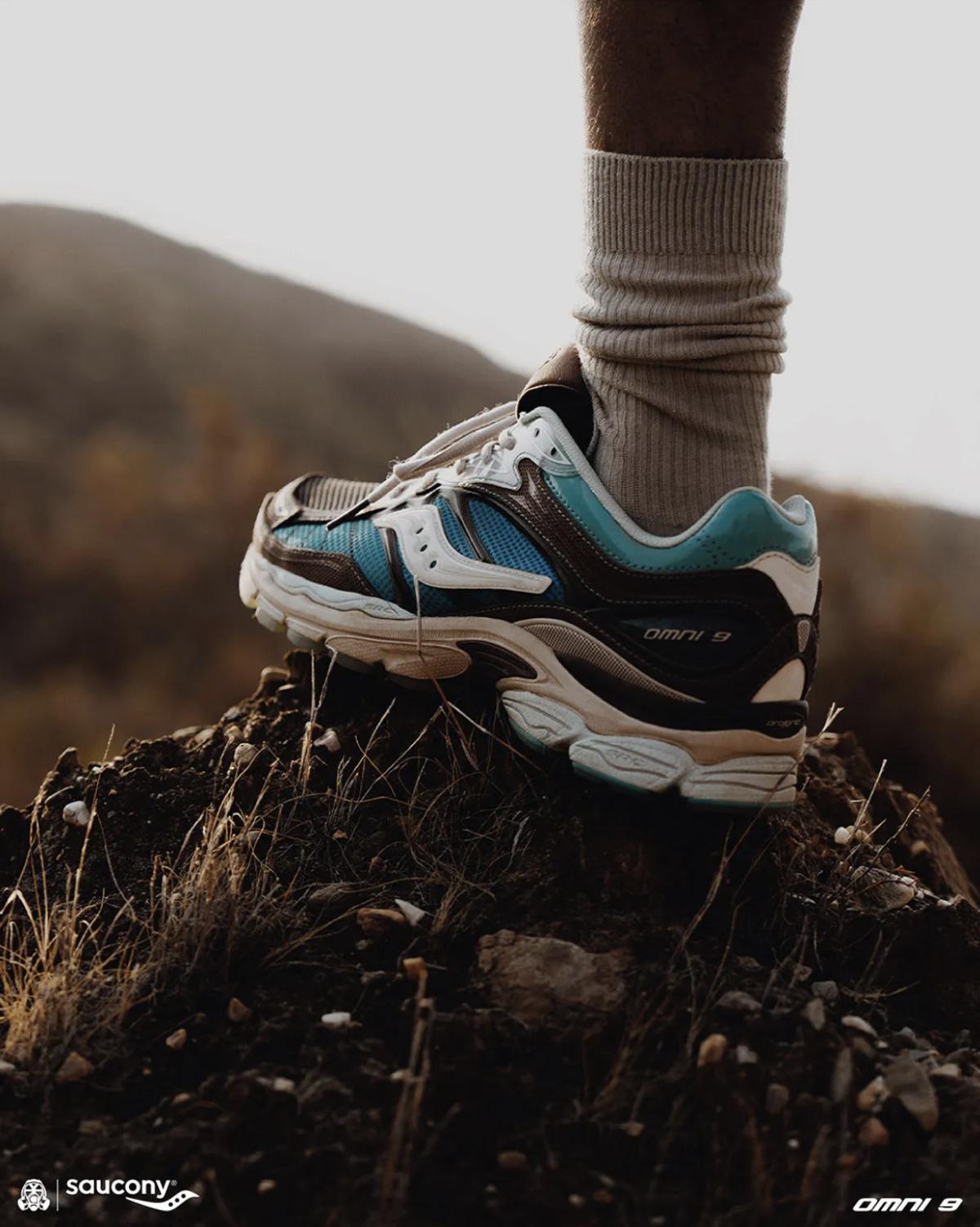 Footpatrol apporte l'énergie du plein air à sa Saucony Progrid Omni 9