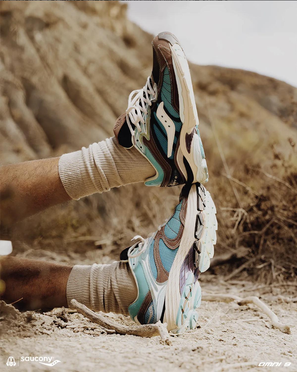 Footpatrol apporte l'énergie du plein air à sa Saucony Progrid Omni 9