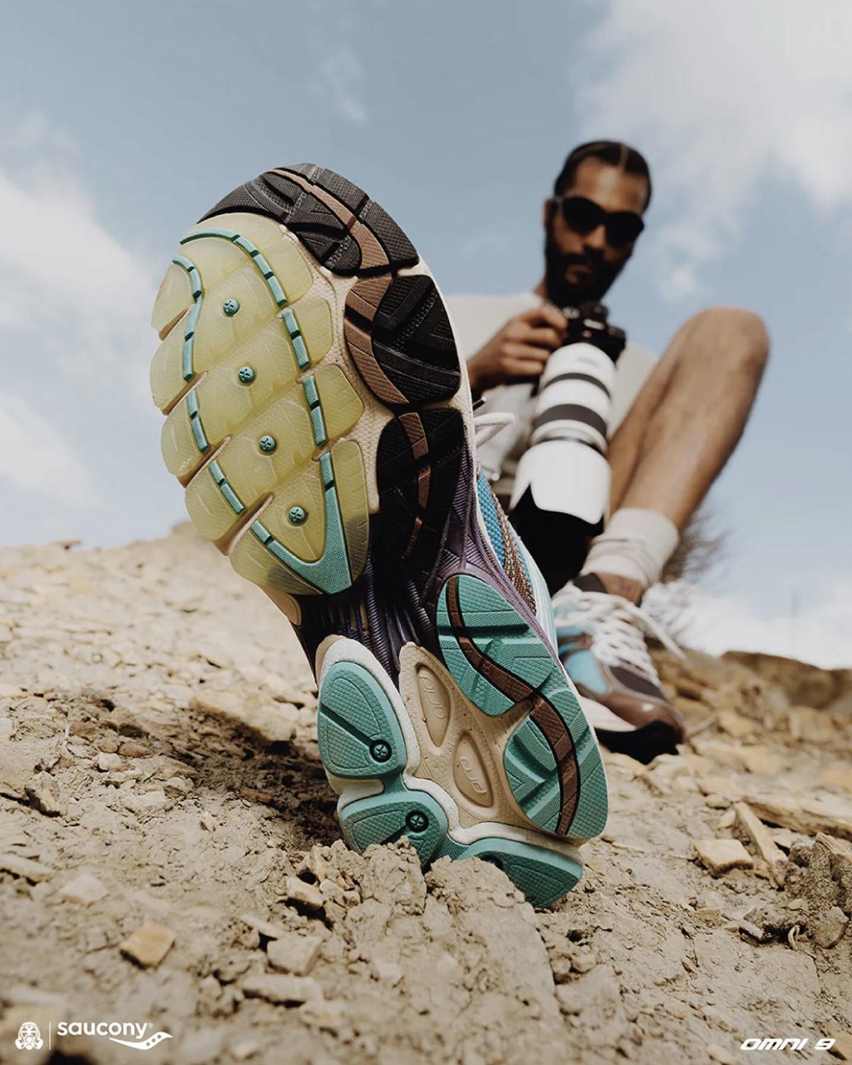 Footpatrol apporte l'énergie du plein air à sa Saucony Progrid Omni 9
