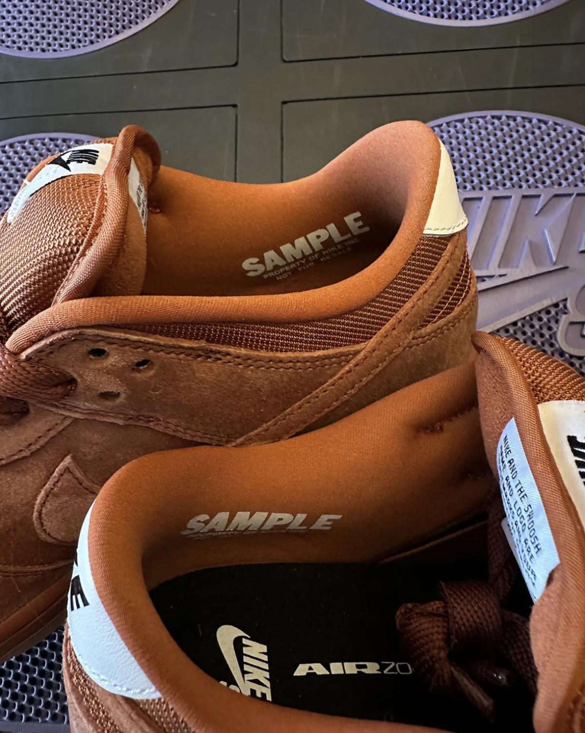 Nike SB Dunk Pro B “Cinnamon” Sample Nike SB Dunk Pro B “Cinnamon” Sample