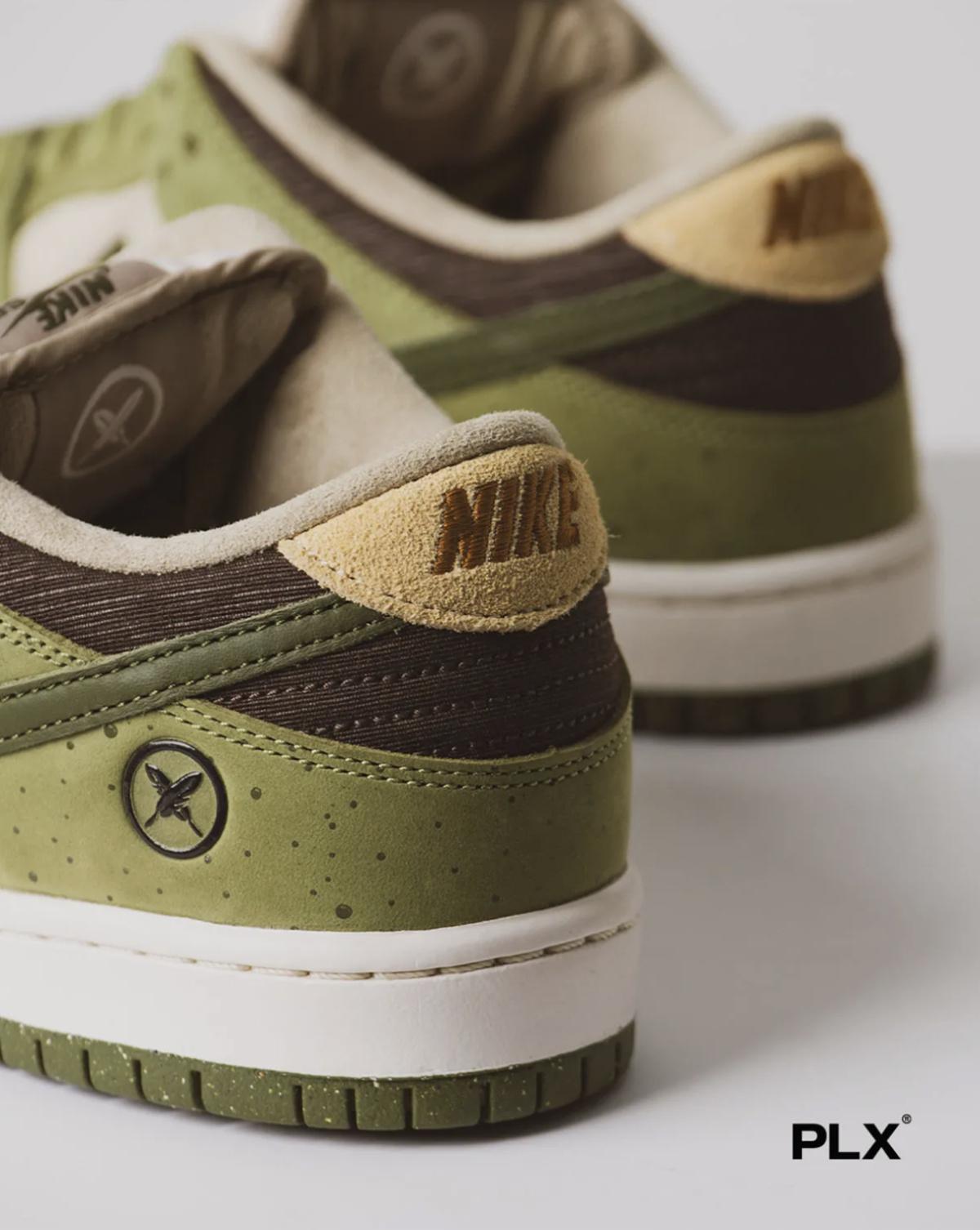 La Nike SB Dunk Low « Asparagus » de Yuto Horigome sera disponible le 5 avril.