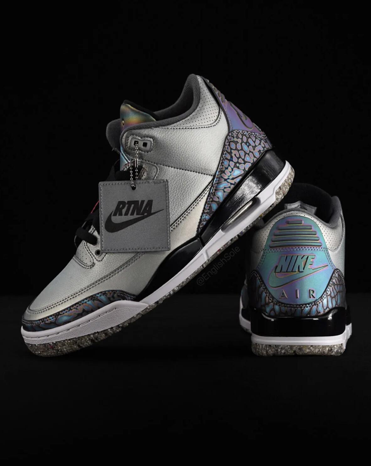 L'Air Jordan 3 « RTNA » est-elle l'échantillon inédit le plus fou jamais réalisé ? L'Air Jordan 3 « RTNA » est-elle l'échantillon inédit le plus fou jamais réalisé ?