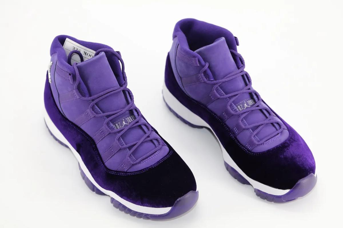 L'Air Jordan 11 « Purple Rain » incroyablement rare, fabriquée pour Prince, est mise en vente pour 100 000 $.