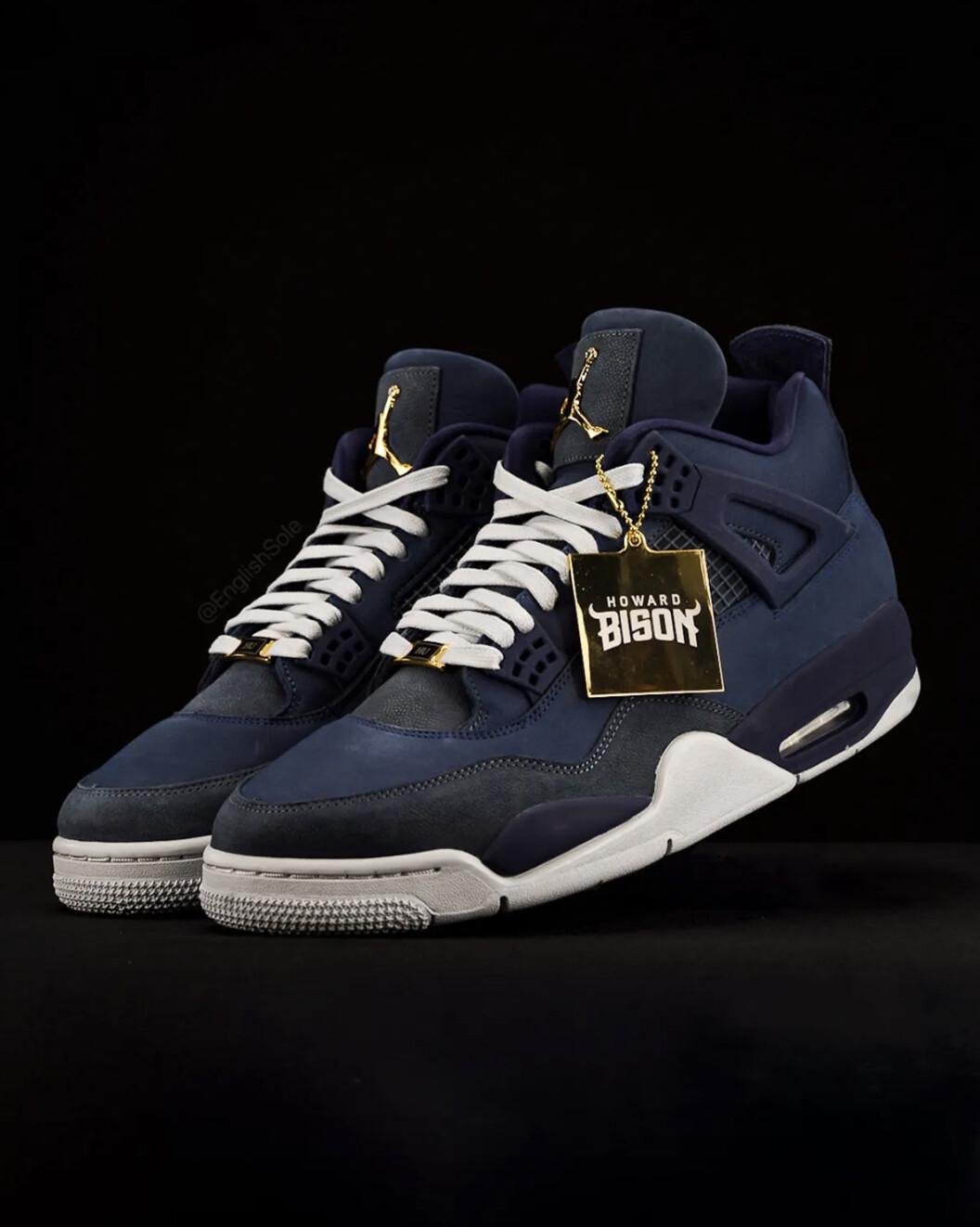 Un regard plus attentif sur l'Air Jordan 4 « Howard University » PE Un regard plus attentif sur l'Air Jordan 4 « Howard University » PE