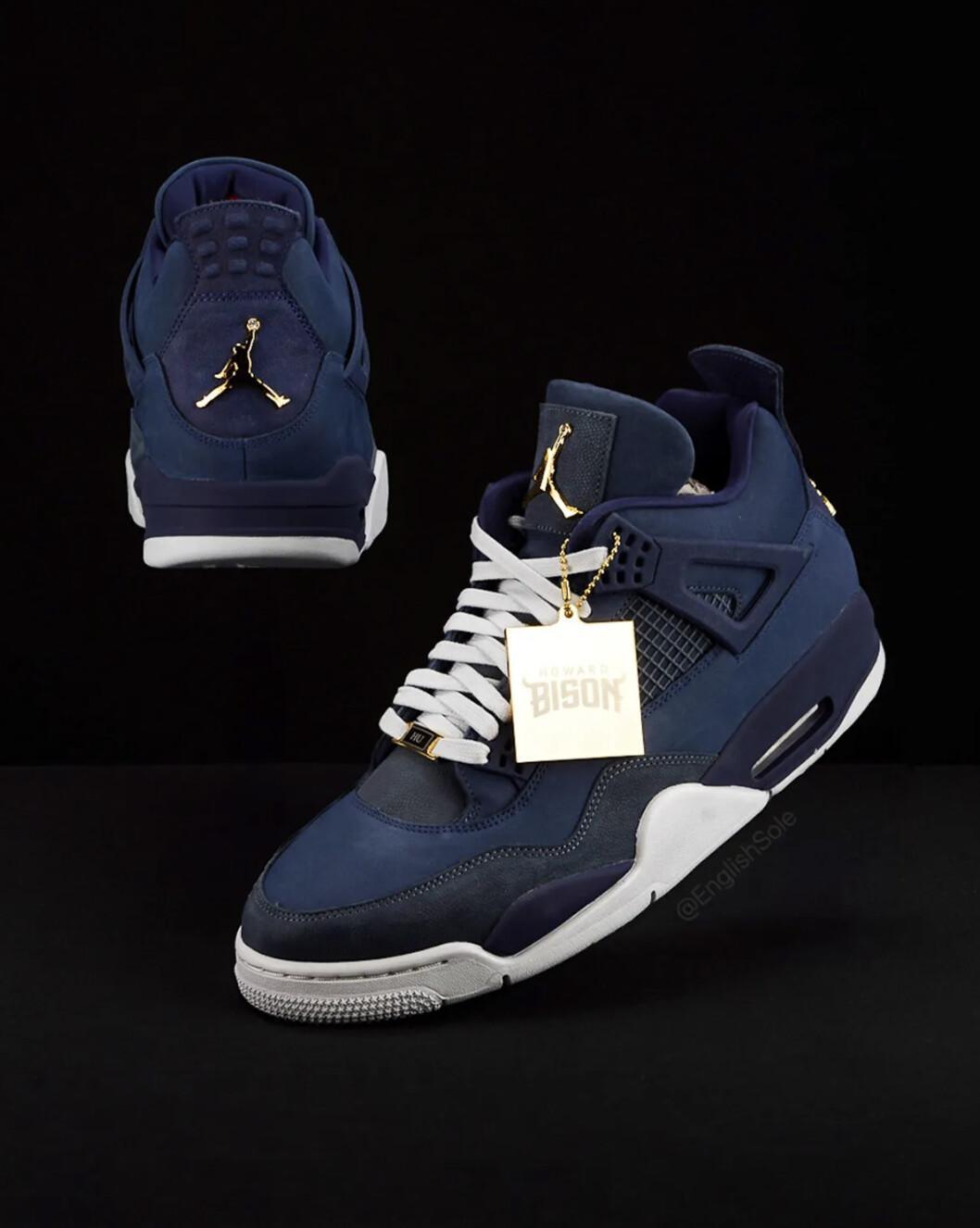 Un regard plus attentif sur l'Air Jordan 4 « Howard University » PE