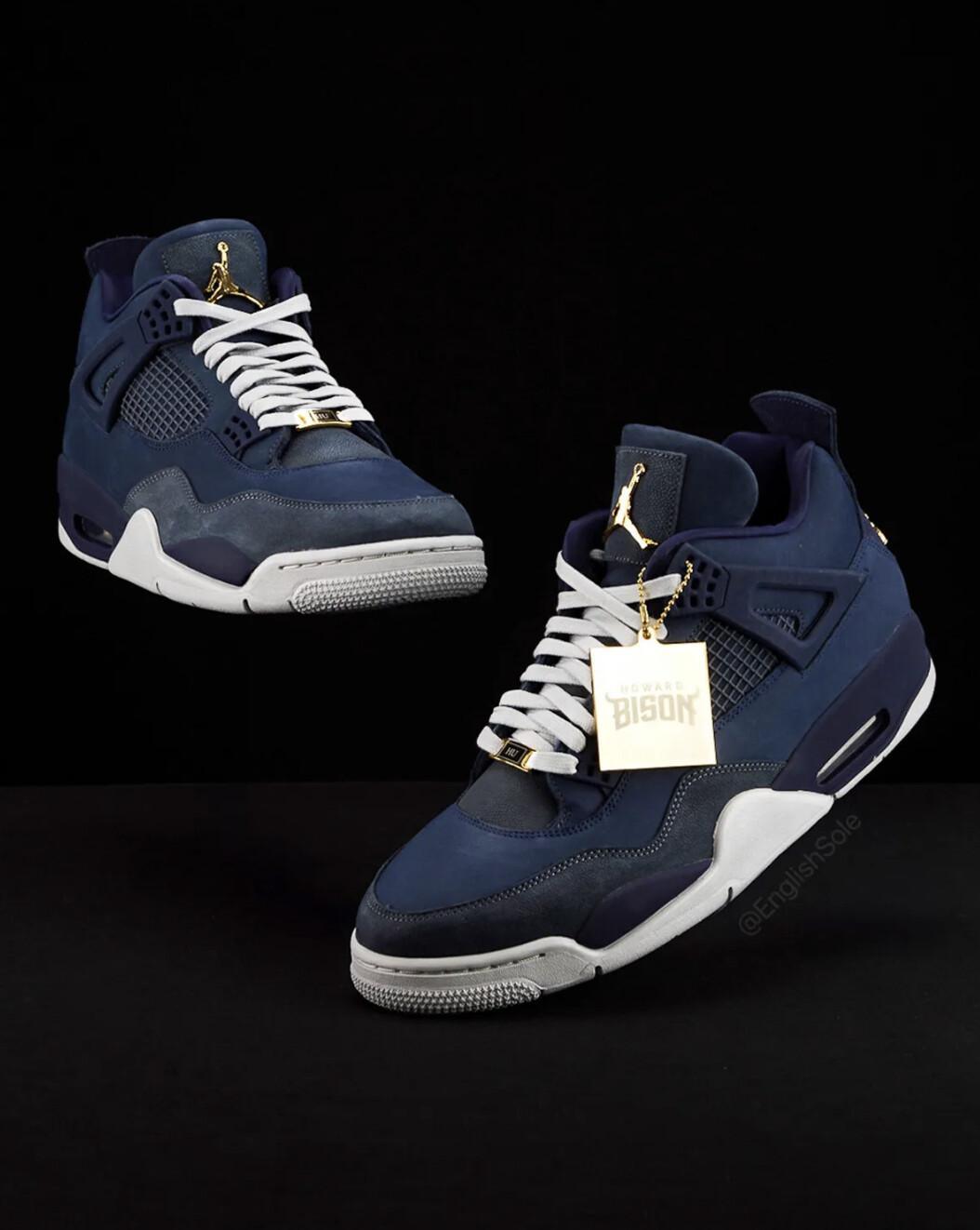 Un regard plus attentif sur l'Air Jordan 4 « Howard University » PE Un regard plus attentif sur l'Air Jordan 4 « Howard University » PE