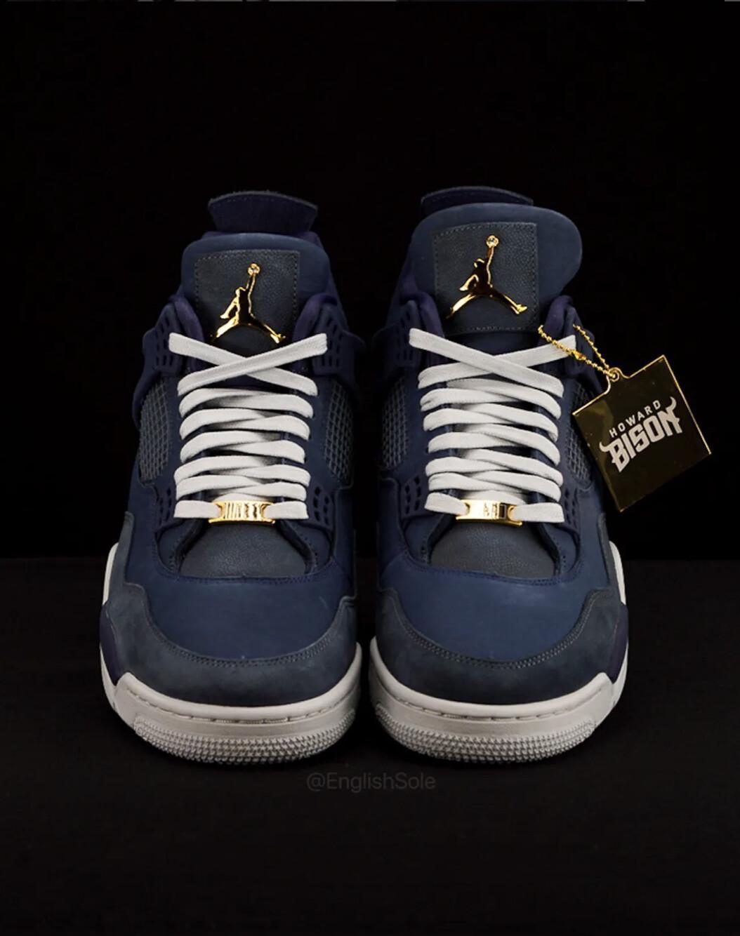 Un regard plus attentif sur l'Air Jordan 4 « Howard University » PE Un regard plus attentif sur l'Air Jordan 4 « Howard University » PE
