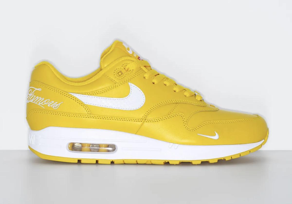 Supreme x Nike Air Max 1 : sortie confirmée le 20 mars Supreme x Nike Air Max 1 : sortie confirmée le 20 mars