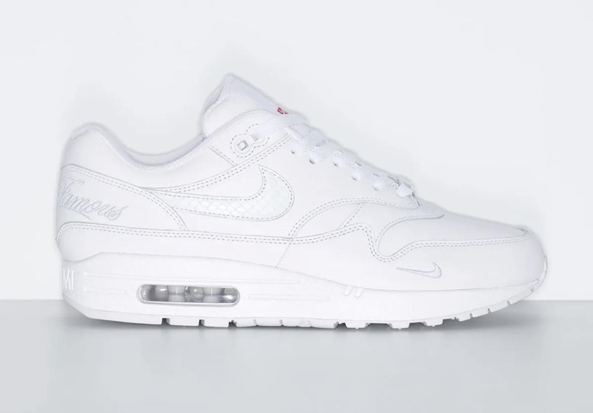 Supreme x Nike Air Max 1 : sortie confirmée le 20 mars Supreme x Nike Air Max 1 : sortie confirmée le 20 mars