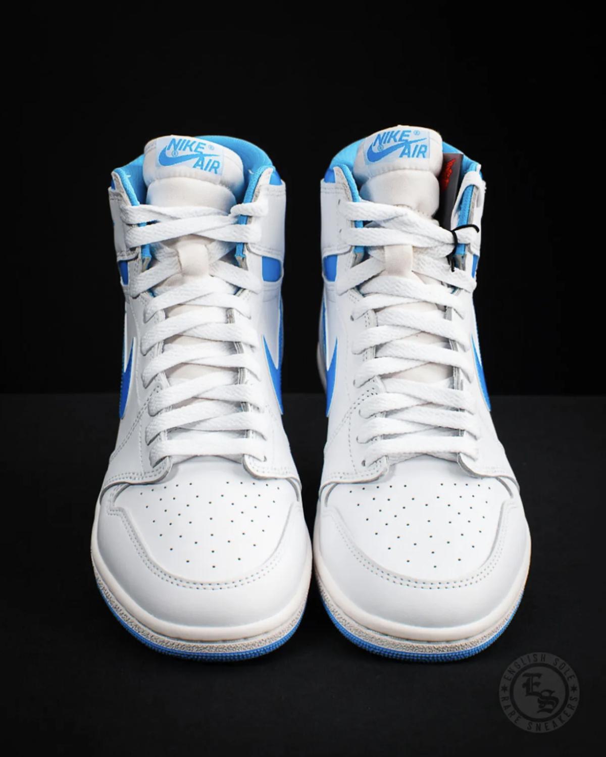 Gros plan sur l'Air Jordan 1 High '85 « UNC » PE, un modèle très rare Gros plan sur l'Air Jordan 1 High '85 « UNC » PE, un modèle très rare