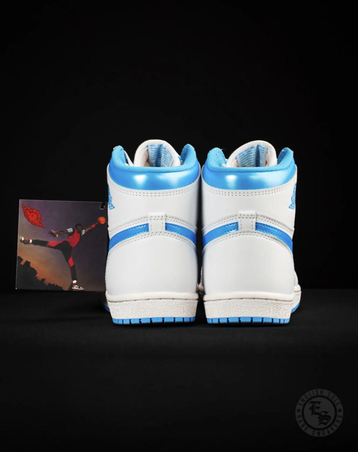 Gros plan sur l'Air Jordan 1 High '85 « UNC » PE, un modèle très rare Gros plan sur l'Air Jordan 1 High '85 « UNC » PE, un modèle très rare