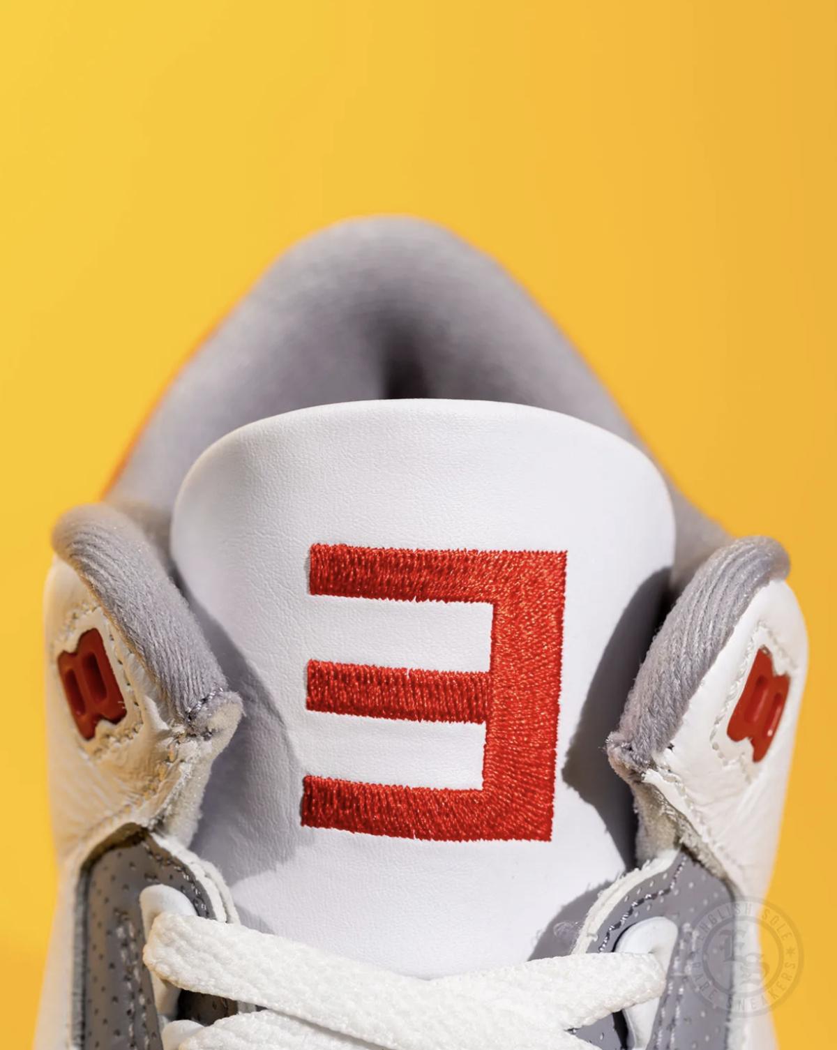 Regard détaillé sur l'Eminem x Air Jordan 3 « Super Bowl »