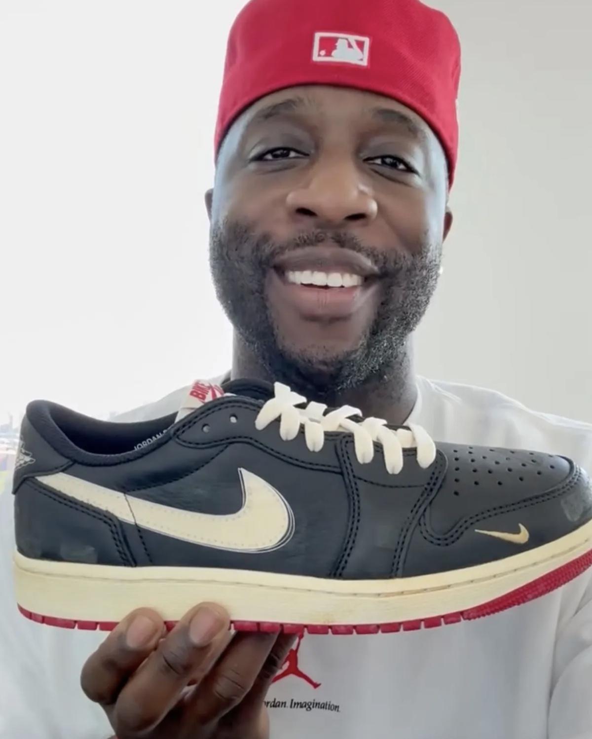 Nigel Sylvester dévoile l' Air Jordan 1 Low OG « Better With Time »
